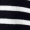 Black And Cream Striped Block Hem Jumper