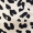 Black and Cream Leopard Print High Low Frill Hem Midi Dress
