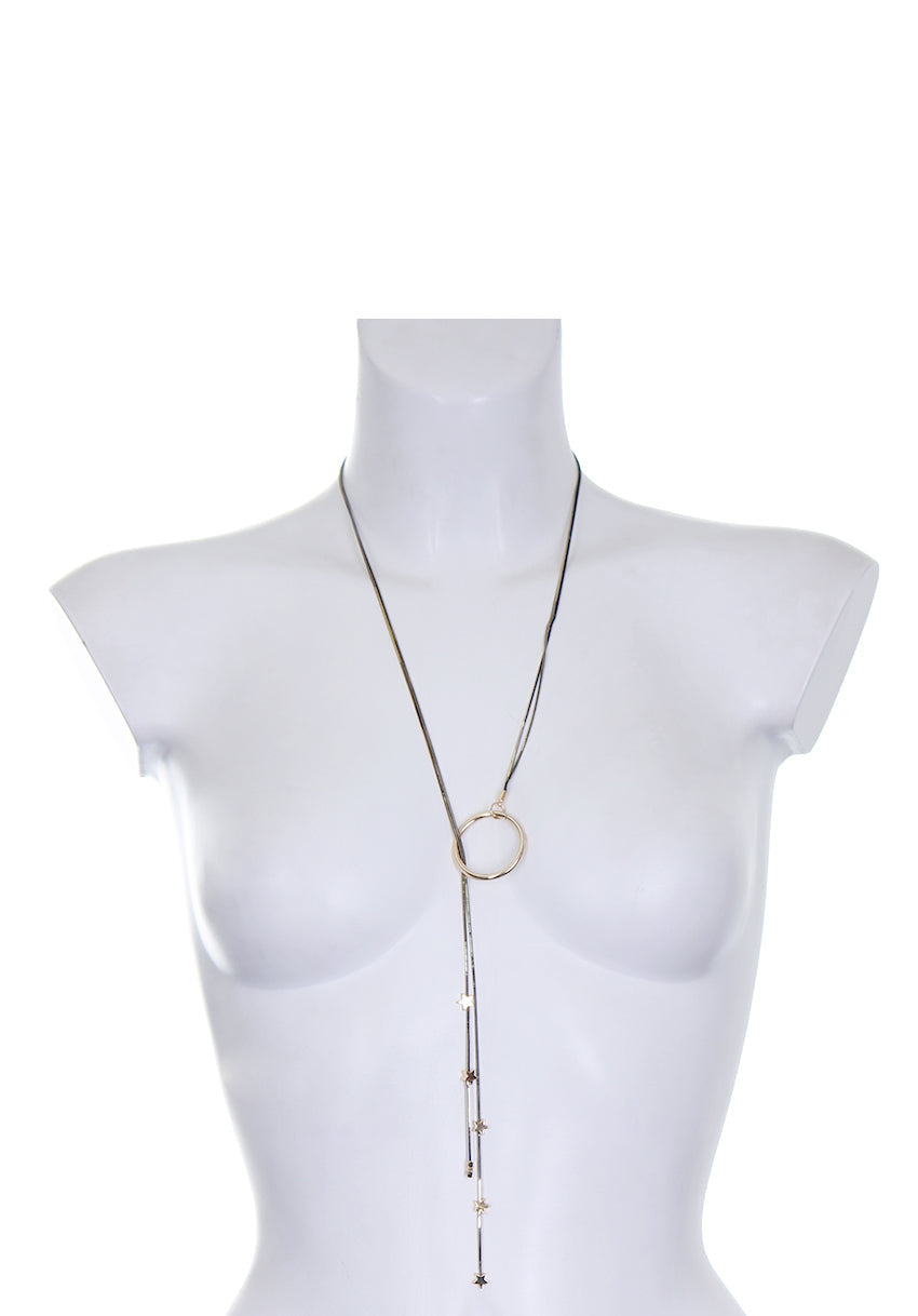 Black and Gold Multiway Star Necklace