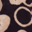 Black And Beige Swirl Print Teddy 1/4 Zip Sweatshirt